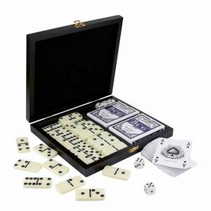 JUEGO DE DOMINO Y CARTAS ARUA personalizada